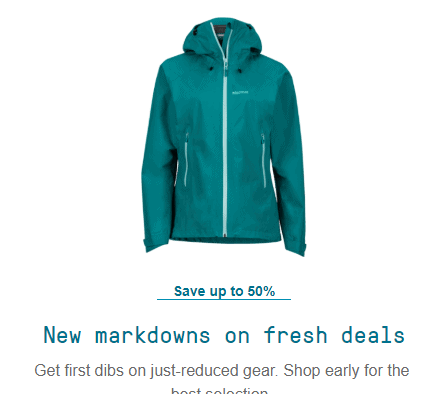 REI Garage (REI Outlet Online) + Daily Deals!