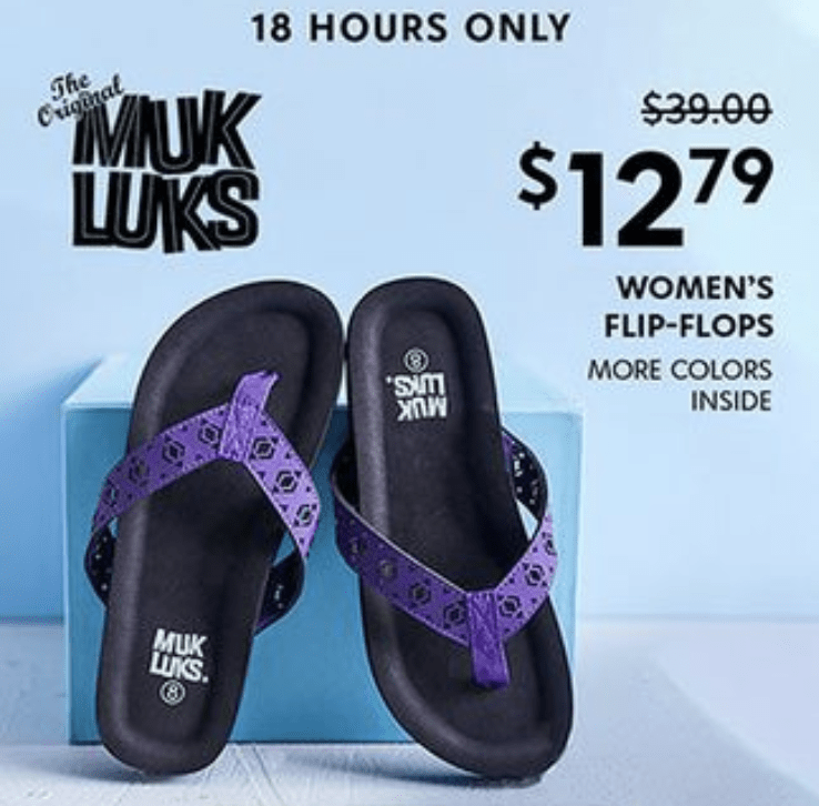 MUK LUKS Women’s &  Men’s  Sandals & Flip Flops