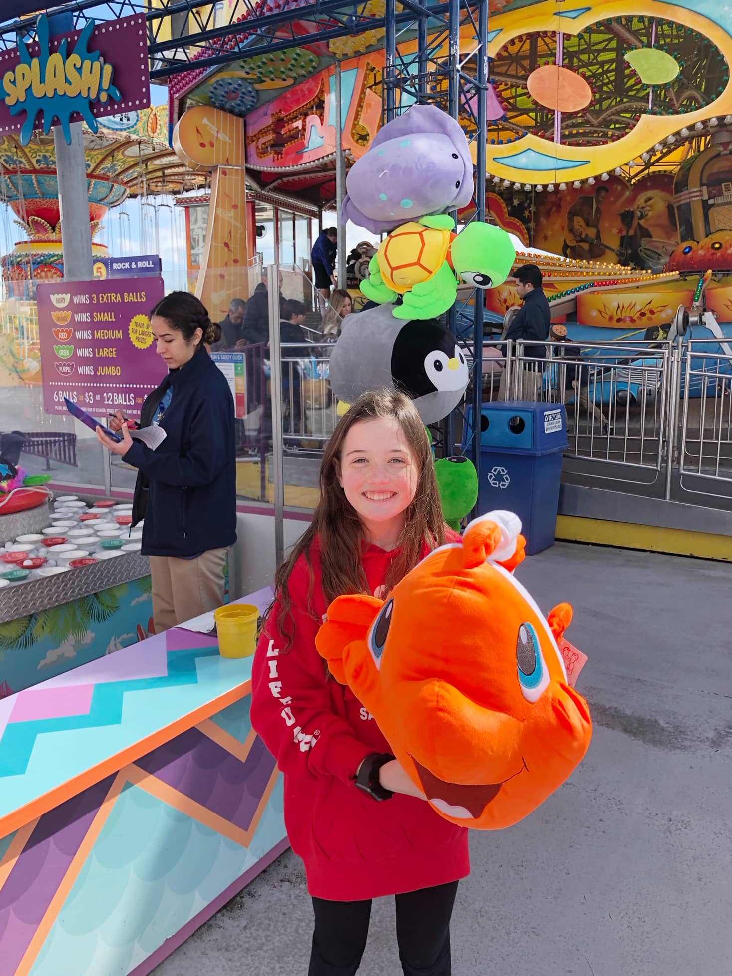 Carnival games at the Santa Cruz Boardwalk