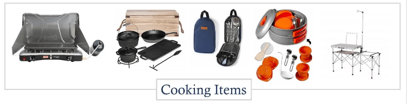 camping cooking gear list