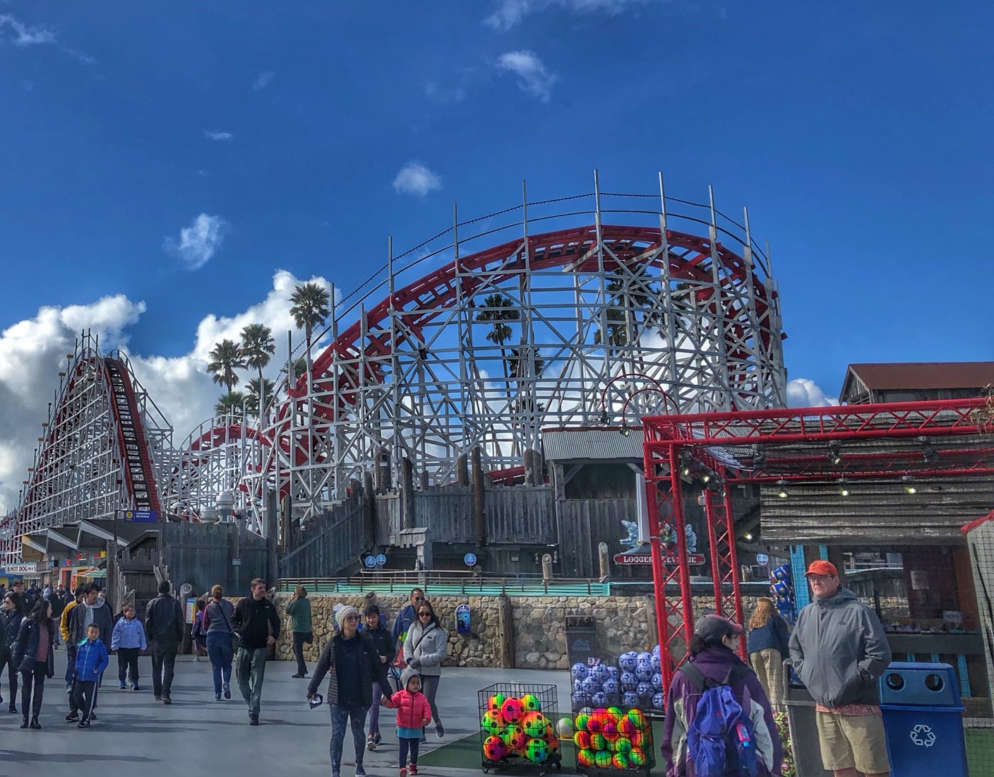 Santa Cruz Boardwalk Roller Coaster