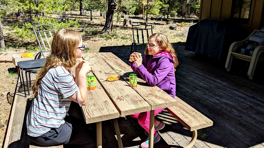 Deck at Cedar Cove Lodge