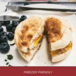 Freezer Friendly Breakfast Egg Muffin Sandwiches with Bay's English Muffins