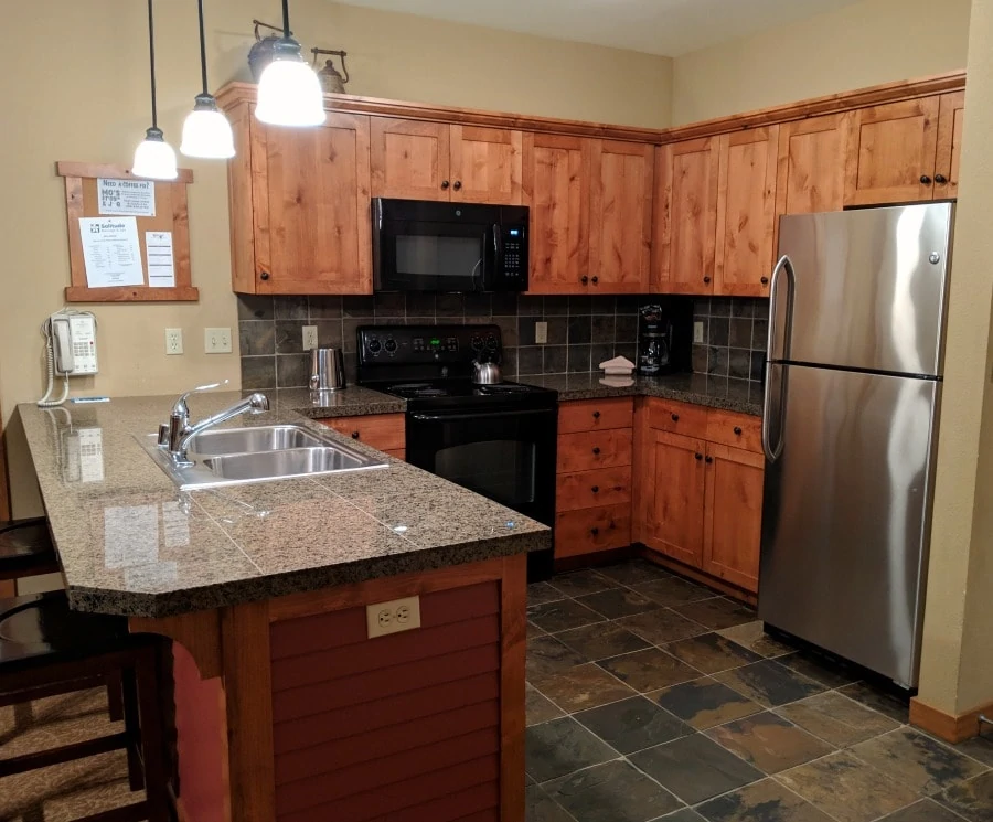 Silver Mountain Resort Condo Kitchen