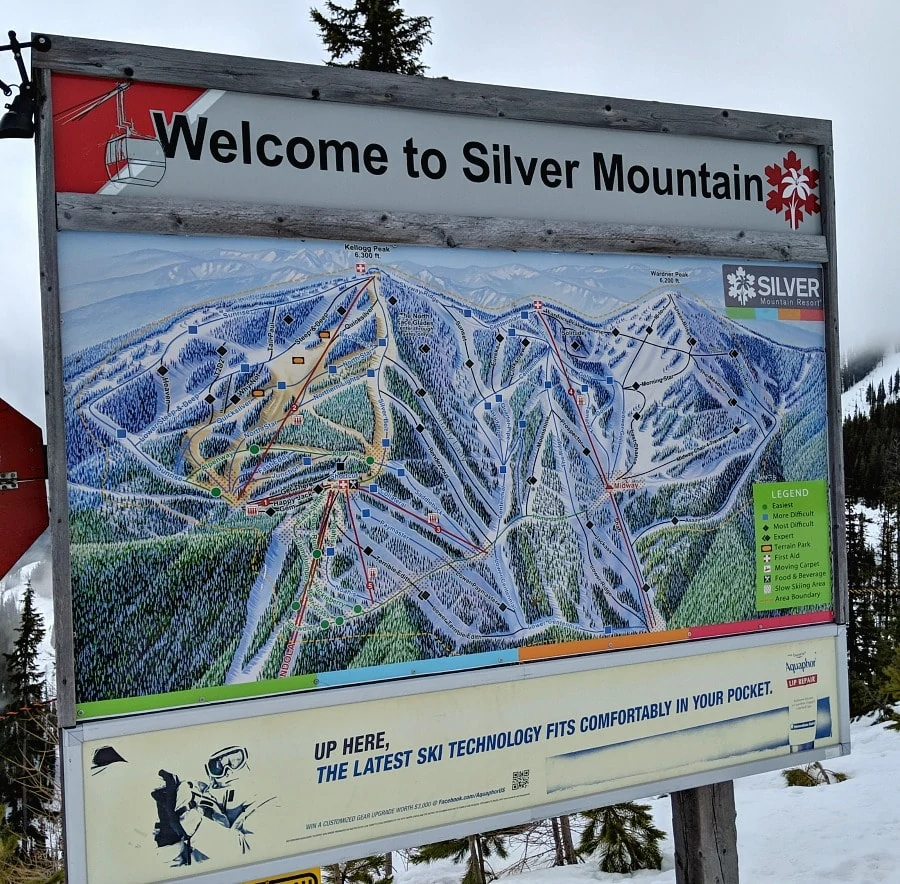 Silver Mountain Ski Resort Routes