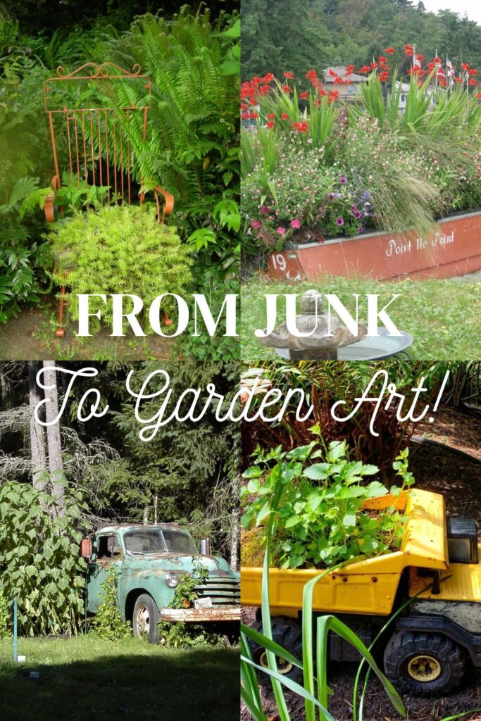 12 Unique Garden Art Ideas from Junk (Budget Friendly)!
