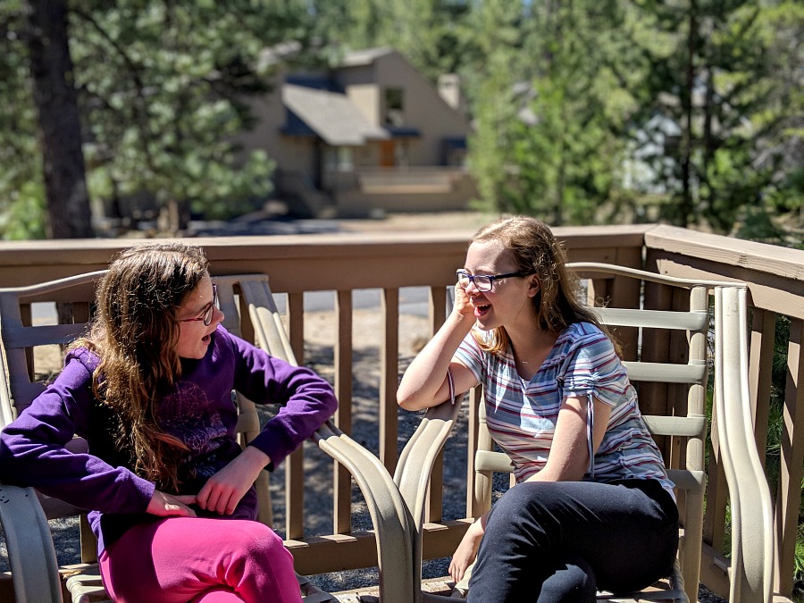 Upper Deck at Cedar Cove Lodge