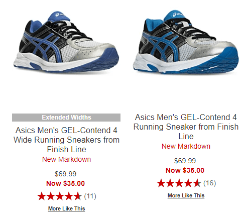 macys asics womens running shoes