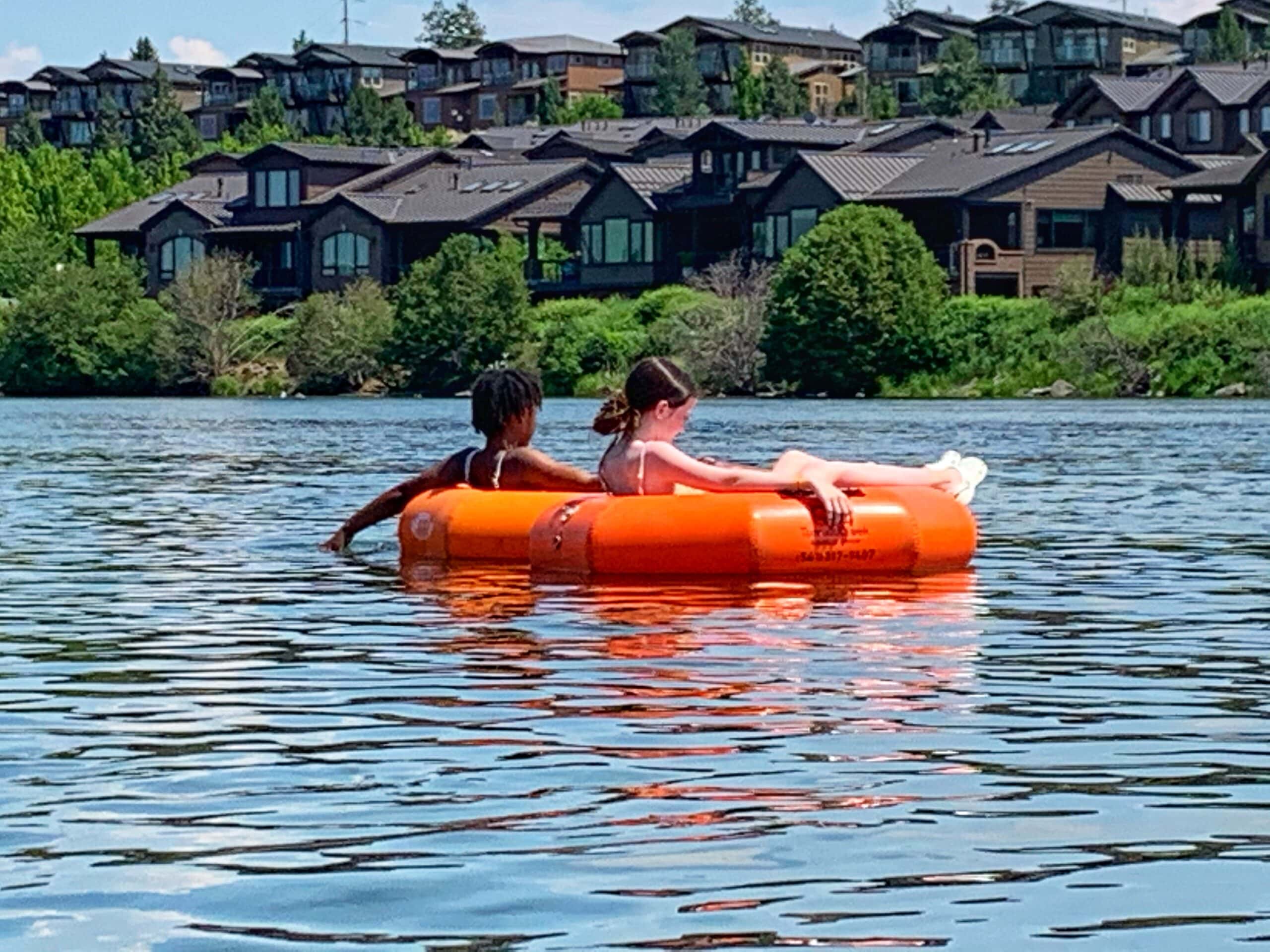 floating the deschutes river in Bend Oregon