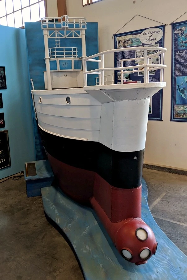 Boat for Kids to Play on at Foss Museum