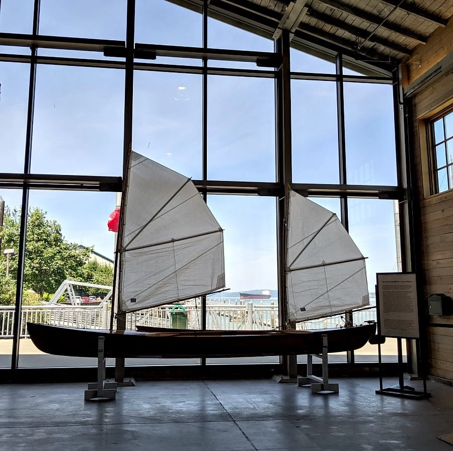 Canoe at Foss Waterway Seaport Museum