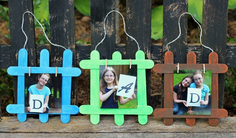 DIY Fathers Day Photo Gift