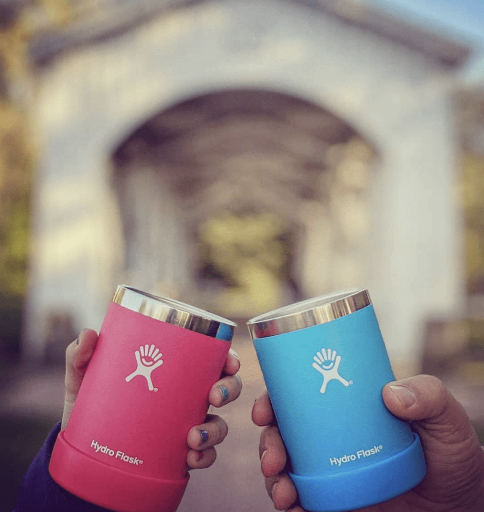 hot liquid in hydro flask