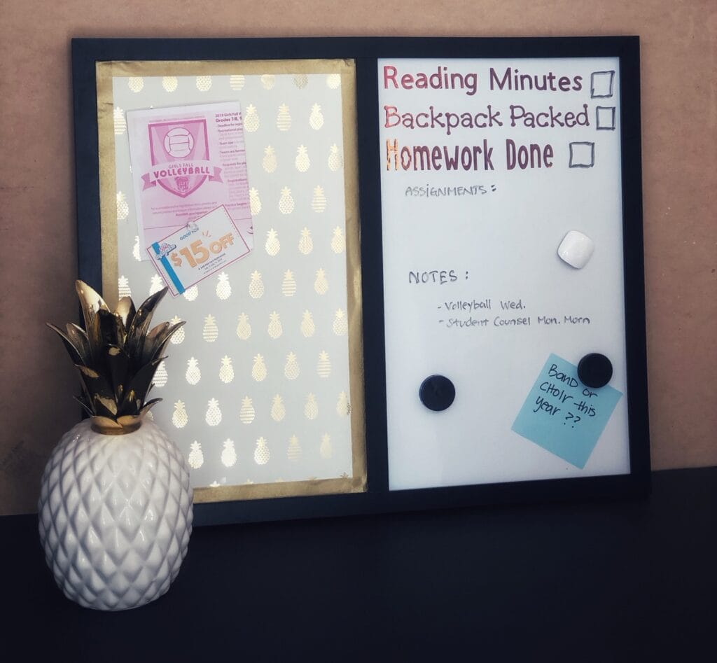 customize your white board or cork board