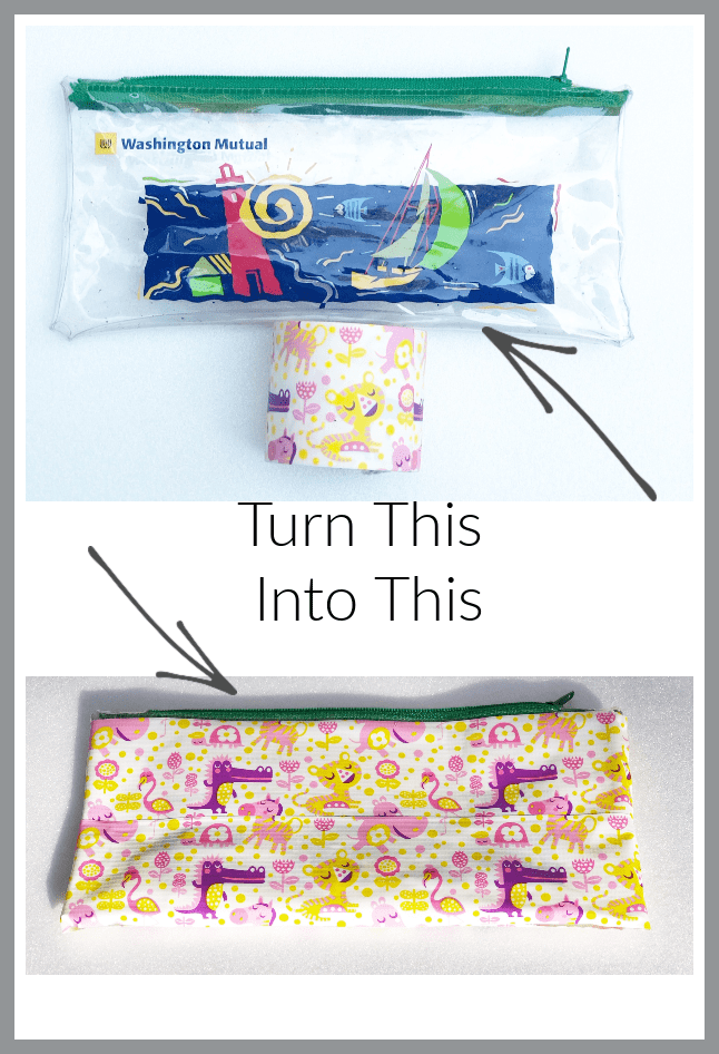 DIY Pencil pouches with duct tape