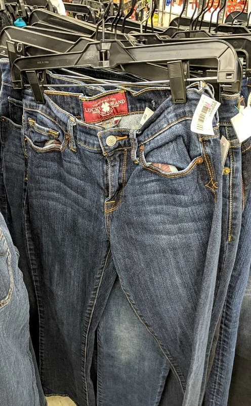 Lucky Jeans at Goodwill