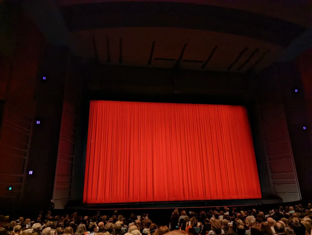 Red Curtain at the Pacific Northwest Ballet