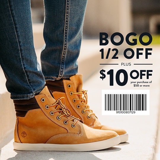 Famous Footwear Coupons - BOGO 1/2 Half Off + 10 Off $50+ & Free