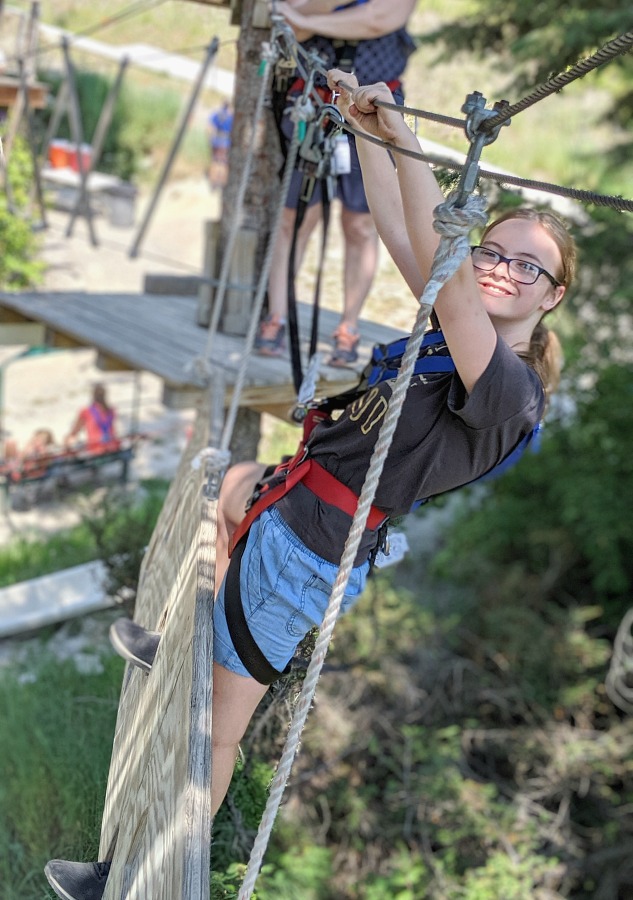 Aerial Adventure Course at Whitefish Mountain Resort