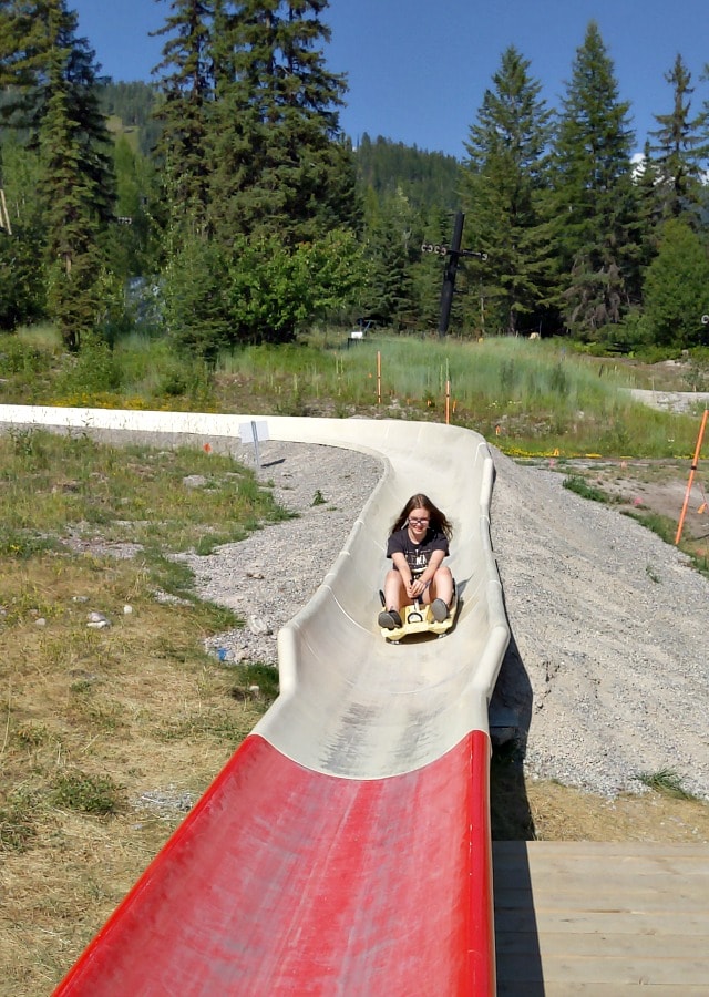 Alpine Slide at Whitefish Mountain