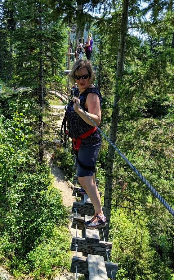 Obstacle Course at Whitefish Mountain Resort