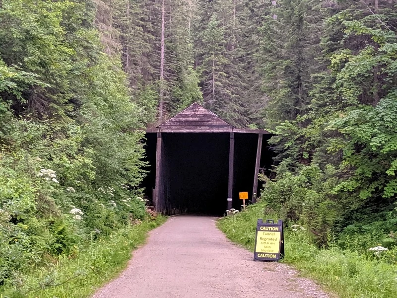 Route of Hiawatha Bike Tunnel