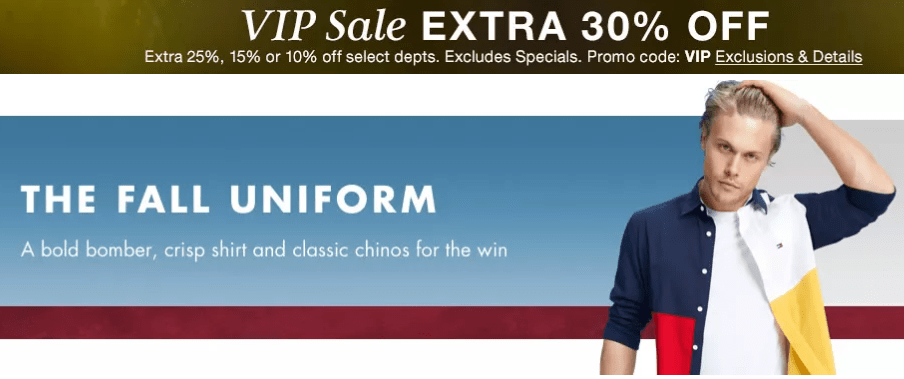 Tommy Hilfiger Sale at Macys! 25% off + 