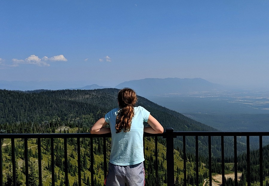 Views from the Summit House at Whitefish Mountain