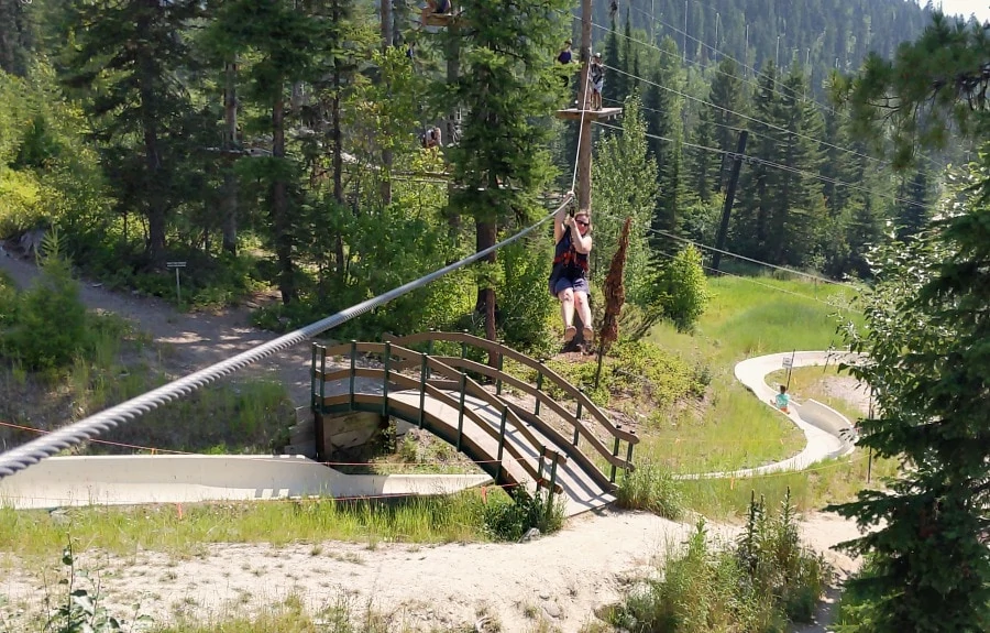 Zipline at Aerial Adventure Park