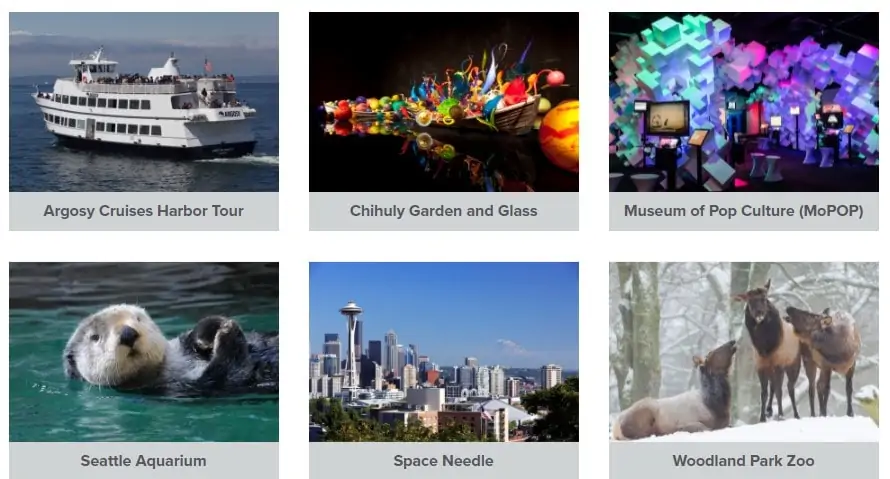 City Pass Seattle Attractions