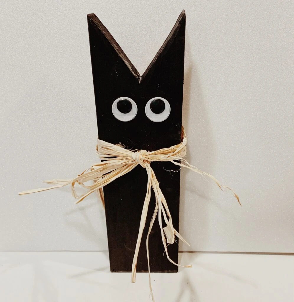 Halloween black cat decoration