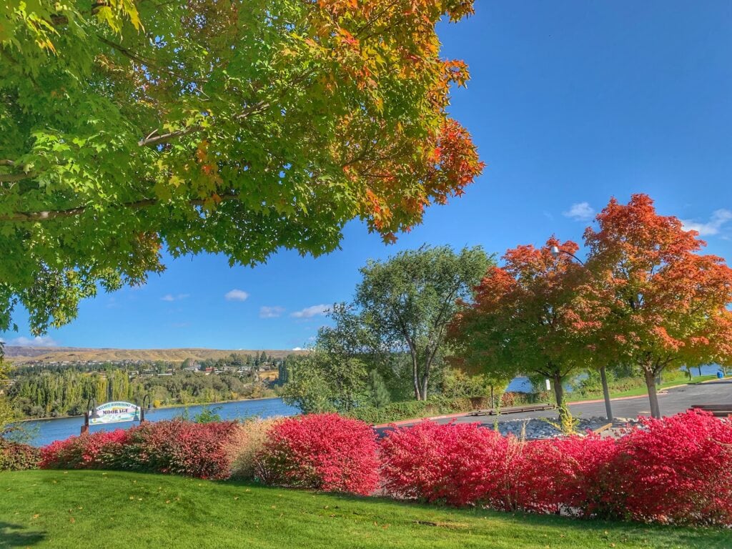 fall foliage riverfront park Wenatchee