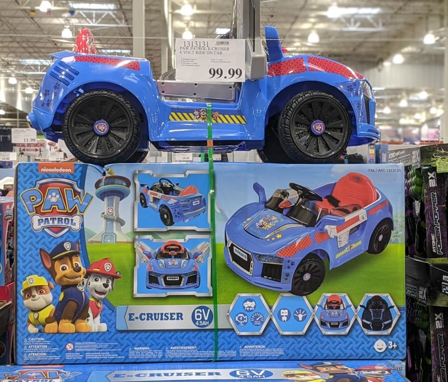 Paw Patrol RideOn ECruiser 6V Electric Car Sound Effects LED Light