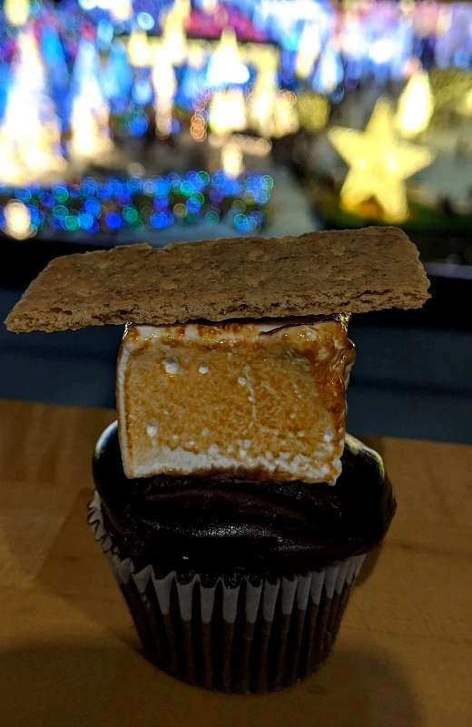 Smores Cupcake at Enchant Christmas in Seattle