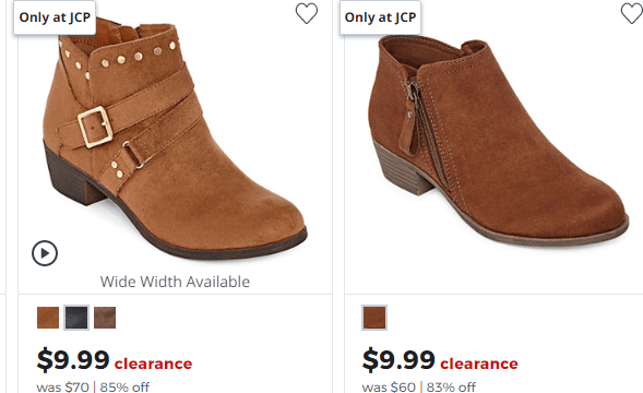 jcpenney shoes sale