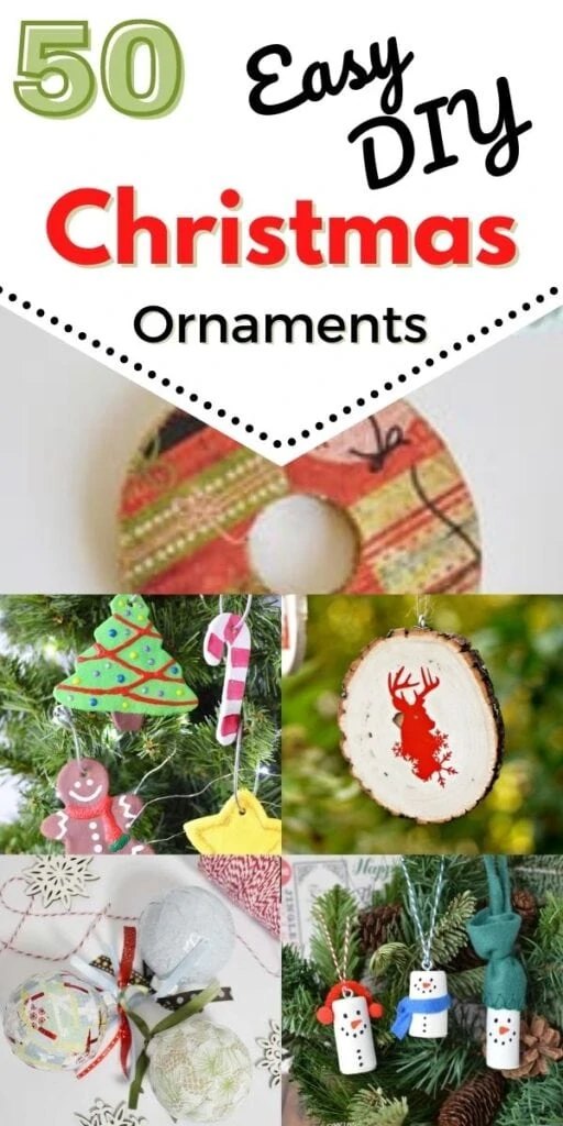Homemade Christmas Ornaments – 50 Simple Ornaments to Make With Kids!