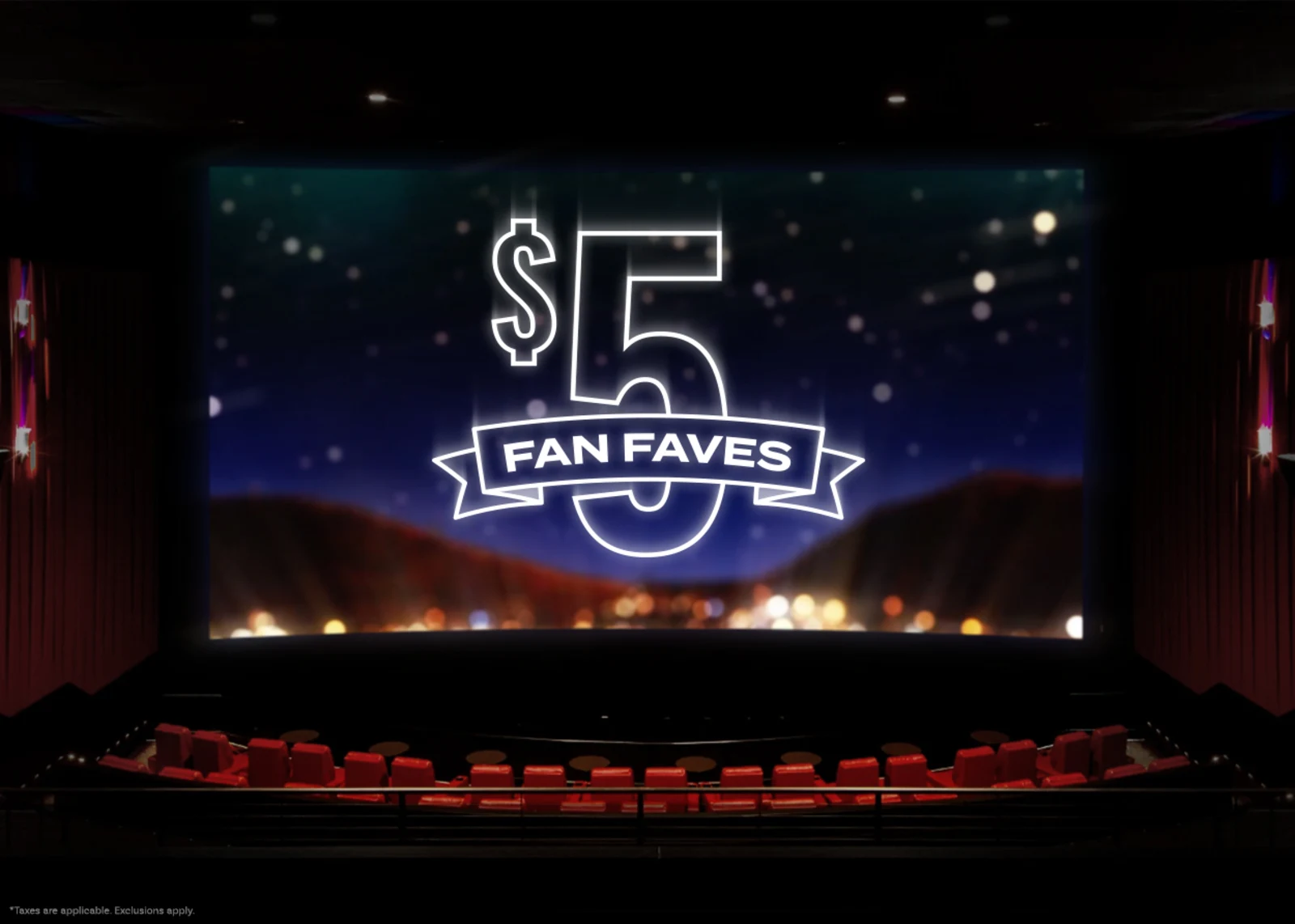 $5 Fan Fave Movies at AMC
