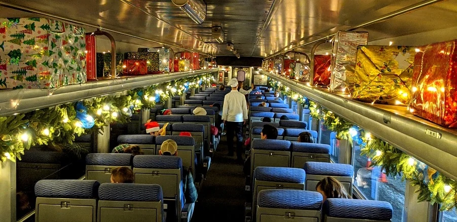Inside the Polar Express Train
