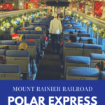 Mount Rainier Railroad Polar Express Train