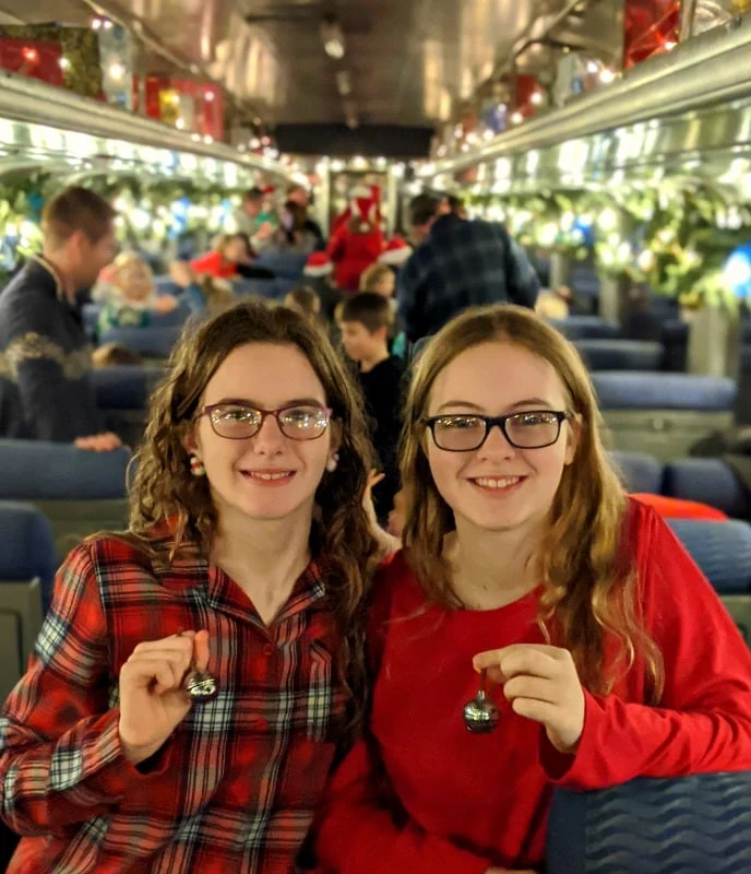 Polar Express Train Ride with Bell