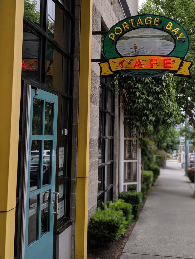 Portage Bay Cafe Sign