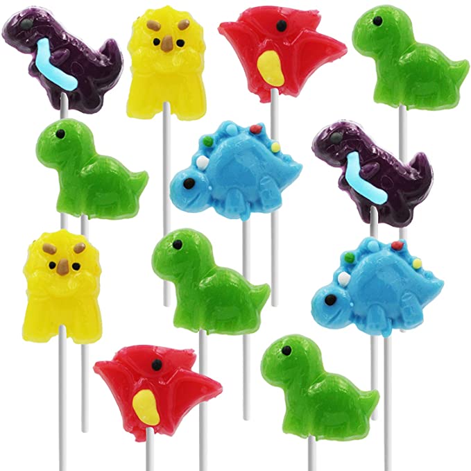 Dinosaur lollipops