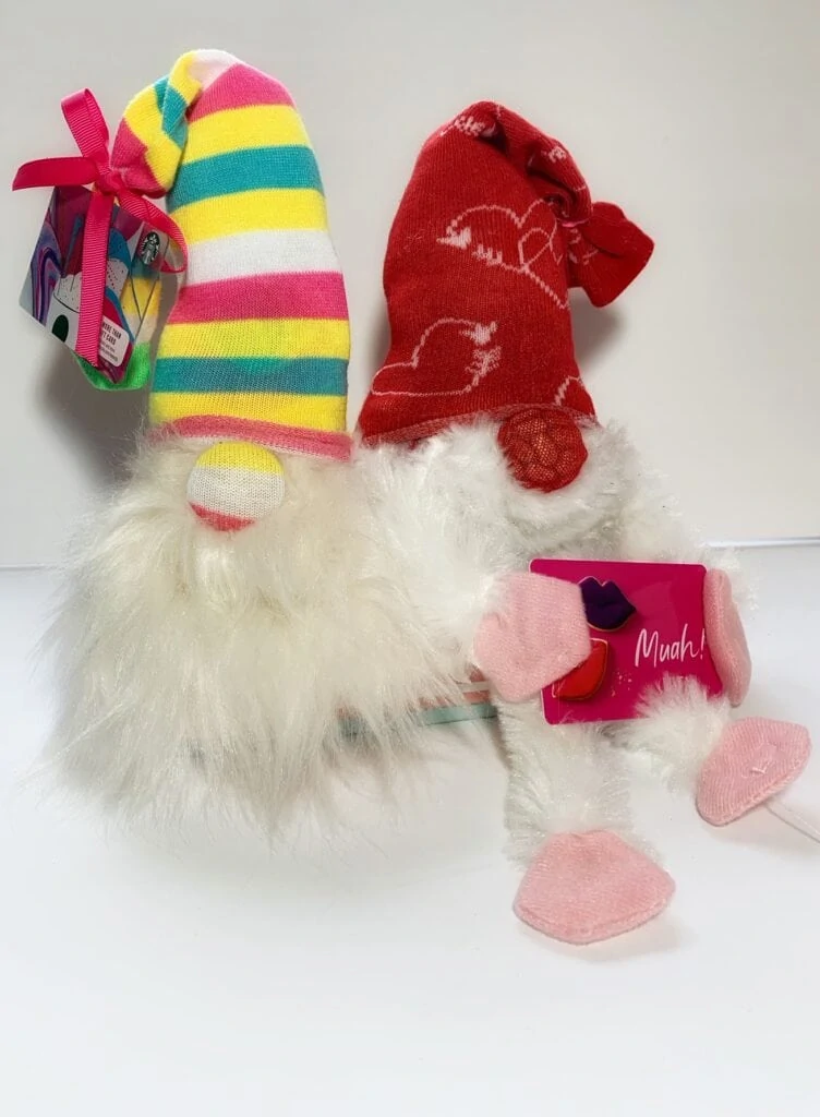 Sock Gnomes for valentines day