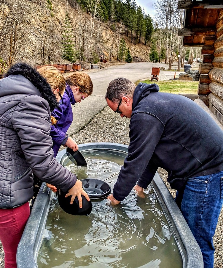 Panning for Gold at Crystal Gold Mine