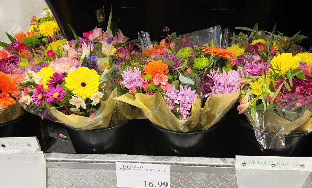 flowers at Costco