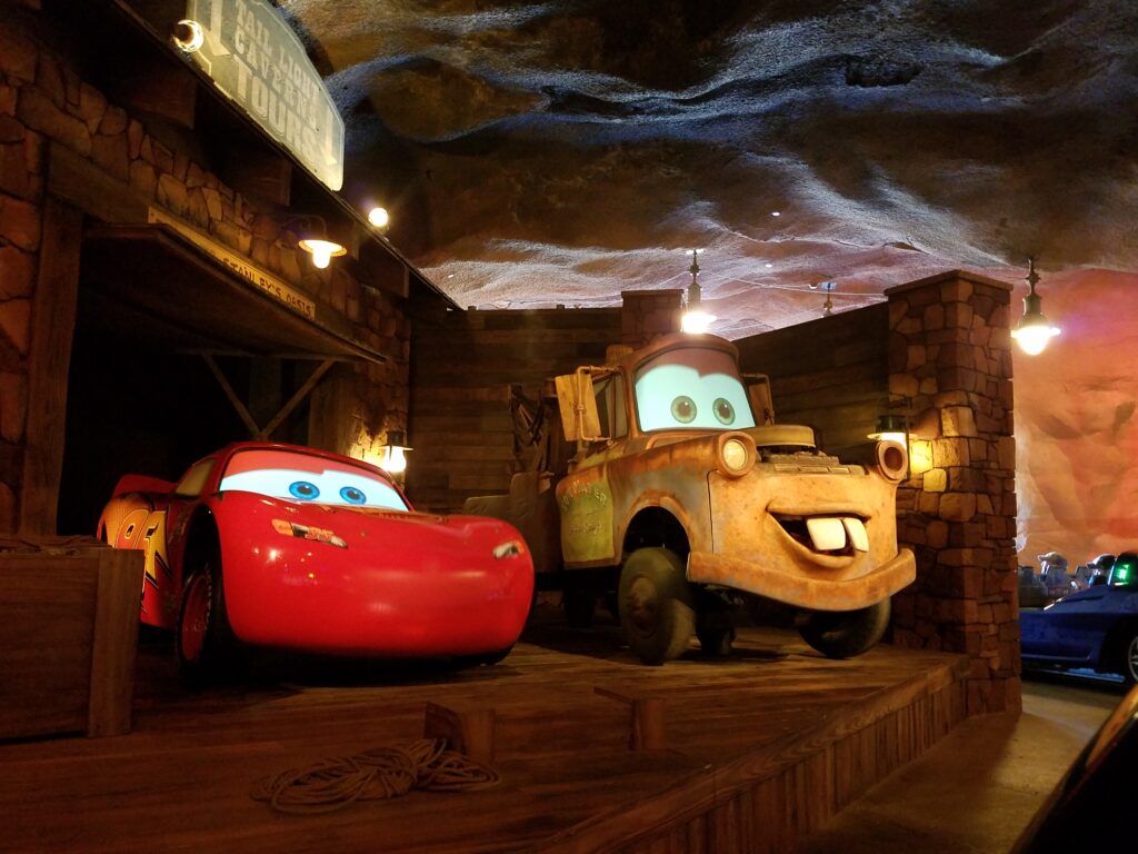 Cars ride Disneyland