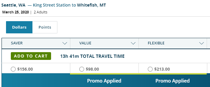 Free Amtrak Tickets when you buy one