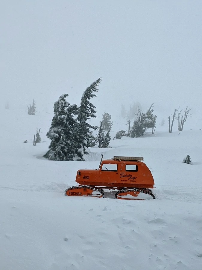 Snow Cat at Mt Hood