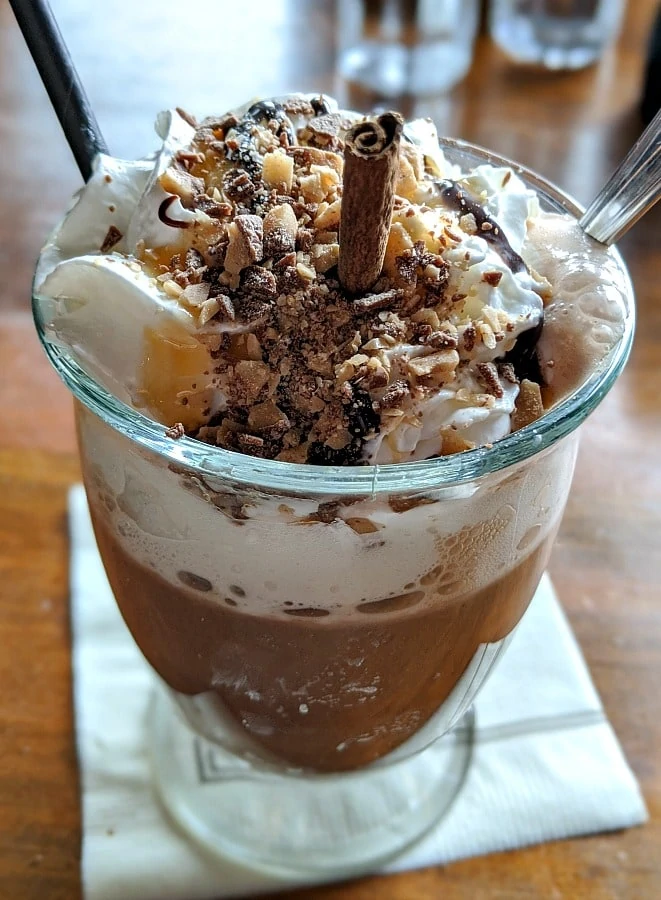 Snowcap Dream Hot Chocolate at Timberline Lodge Mt Hood