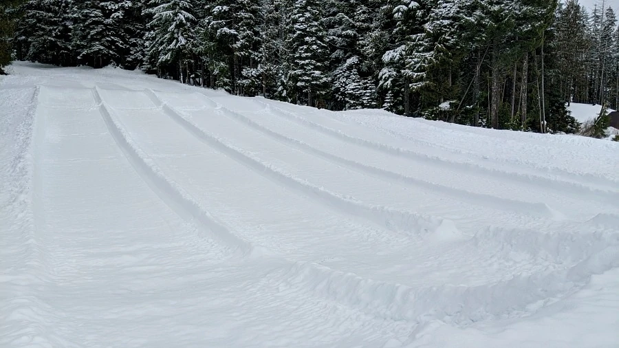 Summit Ski Area Tubing at Mt Hood